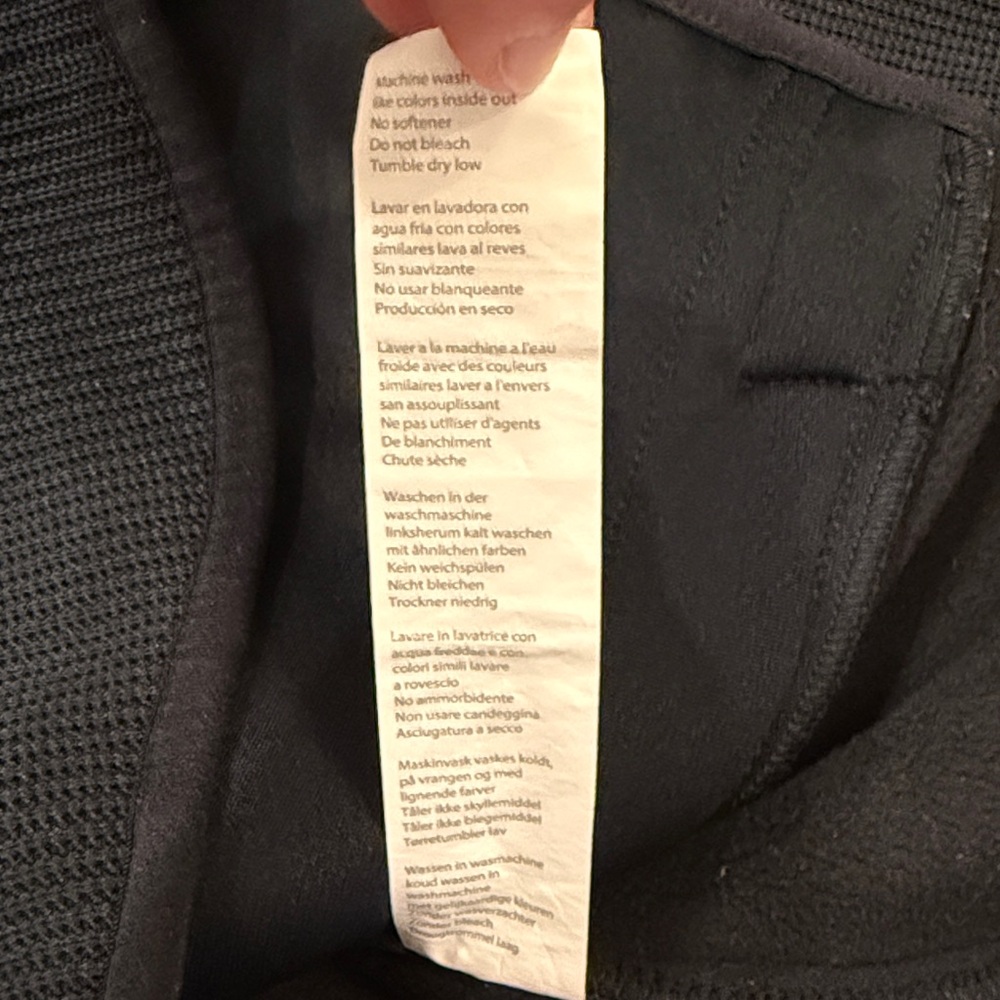 Fabletics Pace Quarter Zip Black Performance Stre… - image 13